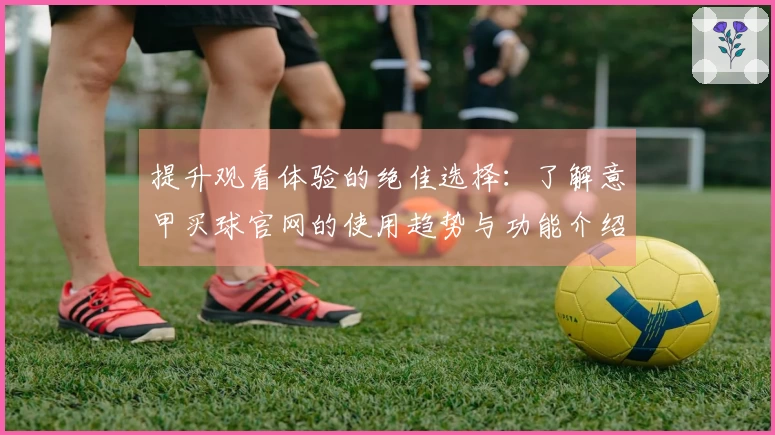 提升观看体验的绝佳选择：了解意甲买球官网的使用趋势与功能介绍